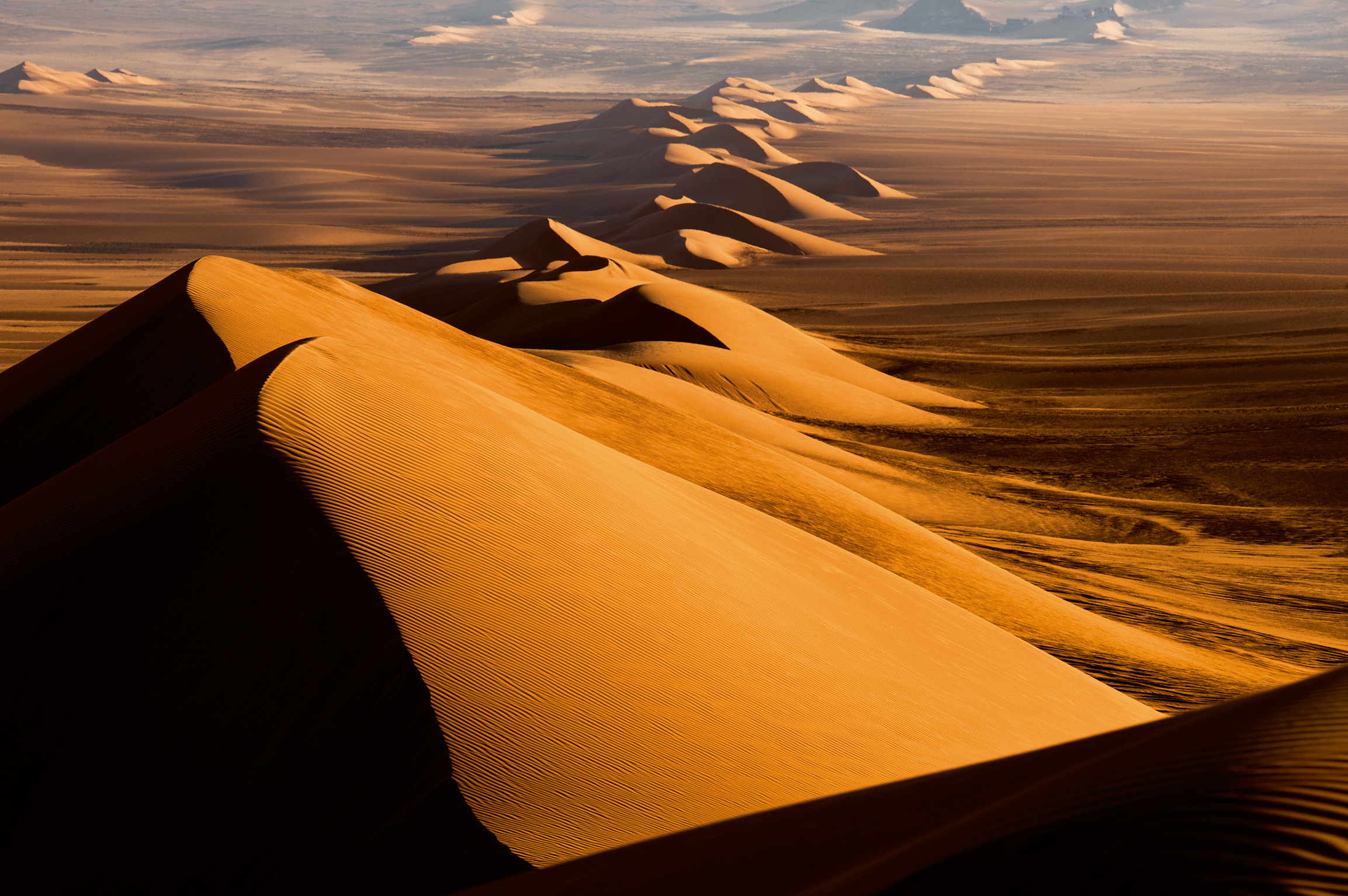 Heißer Sandwind In Der Sahara