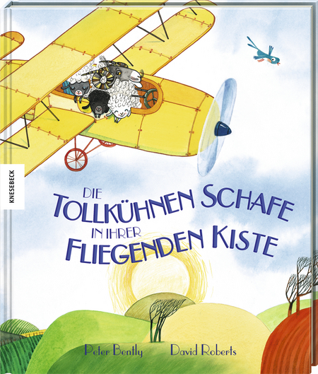 Die tollkühnen Schafe in ihrer fliegenden Kiste